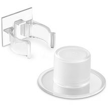 Butee De Porte Avec Retenue Pince Adhesifs Transparents (blister) Inofix