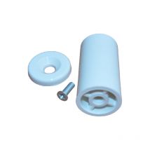 Zurfluh-feller Butee Ronde Pour Lame Finale Lg40 Mm Blanche Avec Rondelle Et Vis Lg20