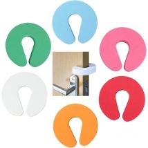 Ensoleille - Butées de porte de sécurité pour bébé, butées de porte pour bébé, butées de porte, paquet de 6 butées de porte de sécurité pour bébé