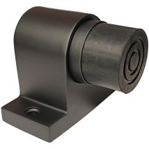 Klose Besser - butoir au sol pour porte lourde jusqu'à 120 kg à ressort tout inox 304 couleur epoxy : Blanc ,Gris ou Noir. Noir