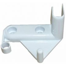 Butoir blanc gauche du portillon d'origine (C00075599) Réfrigérateur, congélateur ariston hotpoint, indesit, philips, scholtes