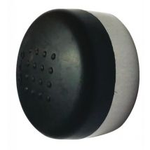 Butoir de béquille Julius base plastique blanche Ø40 mm hauteur 20 mm bouchon blanc Civic