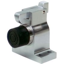 KWS - butoir de sol argent série lourde à ressort et blocage 105202