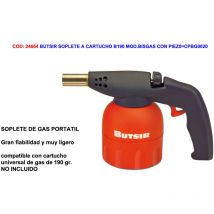 Butsir - soldador gas cartucho 190 gr.pistola (cartucho no incluido