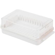 Butterdose Mit Deckel, Transparenter Butterbehälter Für Kühlschrank Und Arbeitsfläche, Butterdose, Buttertablett Für Ein Stück Butter, Käseblock