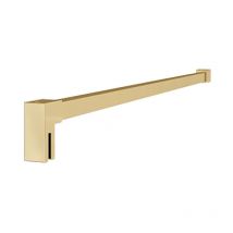LiLy 30x200 cm Walk in Duschwand Duschabtrennung Klarglas Gold - Buylando