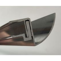 Grondaia per tettoia 150cm argento - Buylando.shop