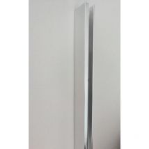 Profilé en u aluminium pour parois vitrées 2000 x 21 x 47mm - Buylando.shop