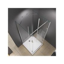 Buylando.shop - u box doccia Emma 120 x 90 x 200 cm inclusivo piatto doccia
