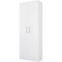 Armario Hogar 2 Puertas 170x61x32 Blanco