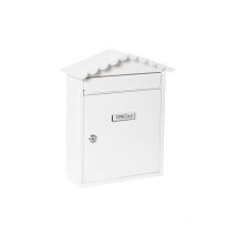 Arregui - Visit E5741 Buzón Exterior de Acero, Tamaño m (Correo din A4 y Revistas), Buzón de Correo Individual, Buzón de Pared Mediano, Antilluvia,