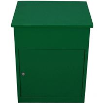 Monster-shop - Buzón de Correo Verde para Paquetes Montado en la Pared Seguro Buzón de Correo Inteligente para Exteriores Resistente a la Intemperie