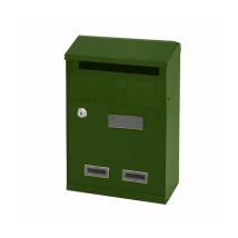 Mille Srl - Buzón verde 21x10x33h en acero