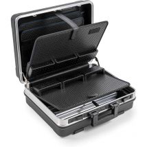 B&W Valigetta portautensili BASE con sistema portautensili MODUL (valigetta in ABS, volume 28,1l, 46,3 x 35,5 x 17,1 cm interno) 120.02/M, senza
