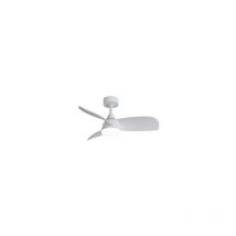 Byan Weißer LED-Lüfter 18W 2000Lm CCT Dim