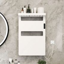 Byecold - Badheizkörper 90x46 cm Bad Heizkörper mit Ablage, Touchschalter Timer,Handtuchhalter Heizung Elektrisch Badezimmer Handtuchwärmer