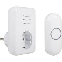 Funk Türklingel-Set für die Steckdose, Reichweite max. 150 Meter