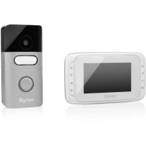 Kabellose Video Türsprechanlage Weiß Türklingelanlagen 16,4 x 13,5 x 2 cm - Byron