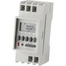 TM-848-2 Timer per guida din digitale 230 v/ac 4000 w - C-control