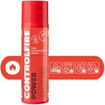 Spray Extincteur Écologique 500 Ml – Non Toxique & 100% Biodégradable – Idéal Maison, Bureau, Voiture – Pour Tous Types De Feux Débutants - Control 