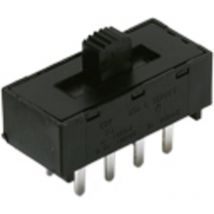 C & K Switches L204011MS02Q Interruttore a slitta 125 V 4 A 2 x On / On / On / On 1 pz. Bulk