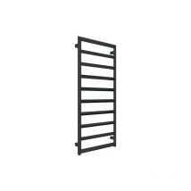 Matisère - Sèche-serviette mixte noir de 1360mm de haut et 600mm de large - 554 Watt - DIA1360/600Z1N