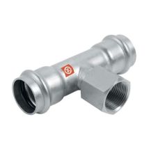 Frabo - C-stahl Pressfitting T-stück Mit Ig, 18mm X 1/2 Press C-steel, V-kontur