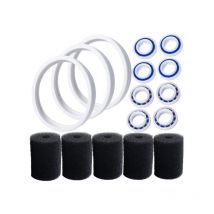 C10 Pneumatiques adaptables de rechange Compatible avec Polaris 180 280 360 380 Robot nettoyeur piscine avec C60 roulements à billes de roue et