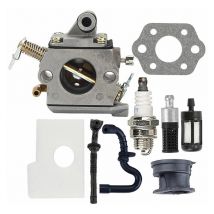 Grid Cool - Carburateur C1Q-S57B pour tronçonneuse Stihl MS180 / MS170 / ms 170C / ms 180C / 017/018, remplacer C1Q-S57A 1130120 0603, avec Joint de