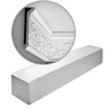 1 Box 10 pieces Cornices Mouldings 20 m Orac Decor C308 luxxus - white