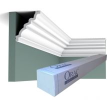 C326 manoir corniche plafond Orac Decor - 9,0x10,5x200cm (h x p x l) - moulure décorative polyuréthane Carton complet