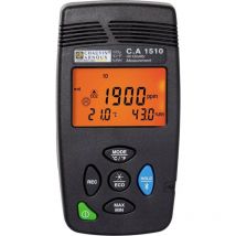 Appareil de mesure du dioxyde de carbone Chauvin Arnoux c.a 1510 schwarz 0 - 5000 ppm avec fonction enregistreur de données X889341
