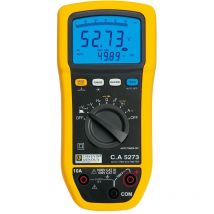 Chauvin Arnoux - Multimetro portatile digitale c.a 5273 Protetto contro spruzzi d'acqua (IP54) cat iii 1000 v cat iv 60
