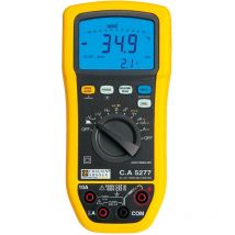 Chauvin Arnoux - Multimetro digitale amra c.a. 5277 IP54 cat iv 600V / cat iii 1.000V - Funzioni: tensione dc, tensione ac, corrente dc, corrente ac,