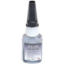 Charnwood - ca-uk Cyanoacrylate Instant Adhesive - Dries Black - 20g Bottle