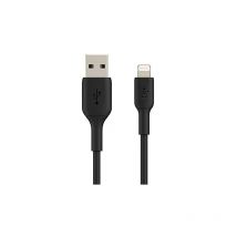 Boost Charge Cable Lightning (Cable Lightning a usb para iPhone, iPad y AirPods), Cable de Carga para iPhone con Certificación MFi (Negro, 1 m)