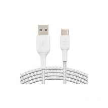 Belkin CAB002BT3MWH cable USB 3 m USB A USB C Blanco