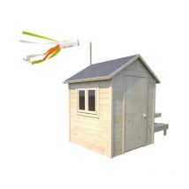 Maisonnette en bois avec table pour enfants – Tiana