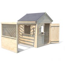 Soulet - Cabane pour enfants jardipolys alpaga - Avec pergola fermée