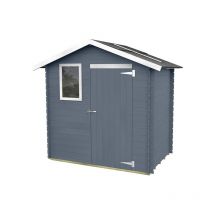 Alce - Petit abri de jardin en bois Livia 2.1m² gris