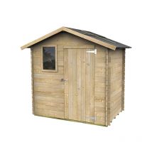 Alce - Petit abri de jardin en bois Livia 2.1m² naturel