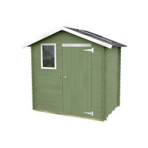 Alce - Petit abri de jardin en bois Livia 2.1m² vert