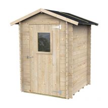 Abri de jardin en bois Hobby 1.54m² Alce 146cm146cm