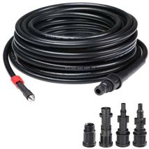 Derrui - Sonda desbloqueo para Manguera de Alta Presión de 15 m, Sistema Anti-Kink, Conector interior de cobre recubierto de pvc, Resistencia máxima