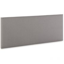 Cabecero Aura tapizado en tela Gris Claro 140x60 cm