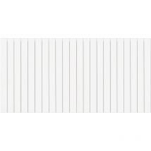 Decowood - Cabecero de madera maciza en tono blanco de 200x80cm