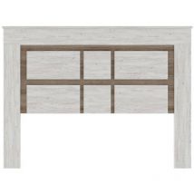 Homely - Cabecero cama matrimonio coimbra color cambrian/blanco, cambrian/antracita y pina/trufle 160x119,6 cm pina/trufle