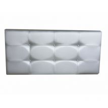 Cabecero cama polipiel moderno 165*70cm TEXAS BOTONES plata