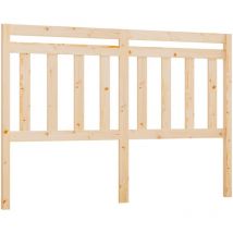 The Living Store - Cabecero Accesorio Para Dormir Mueble De Dormitorio 126 X 4 X 100 Cm Madera Maciza De Pino Tdl0206755
