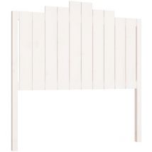 Cabecero de cama madera maciza de pino blanco 106x4x110 cm vidaXL